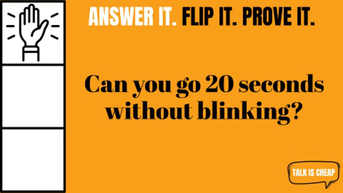 Talk is Cheap: Answer it. Flip it. Prove it. image number null